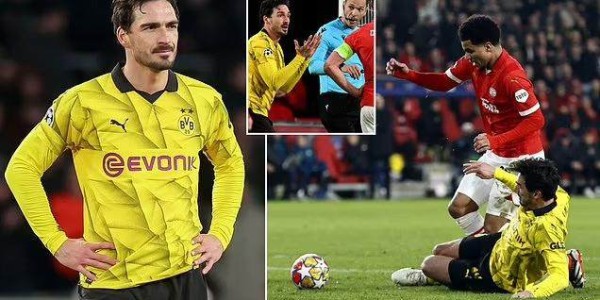 胡梅尔斯被判点球，违背足球运动的初衷的判罚